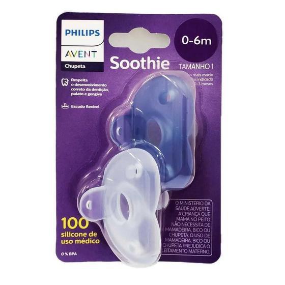 Imagem de Chupeta Philips Avent  Soothie Azul - 880876