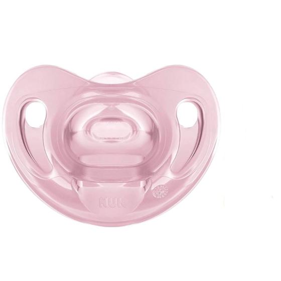 Imagem de Chupeta Sensitive Soft 100% Silicone Rosa - NUK