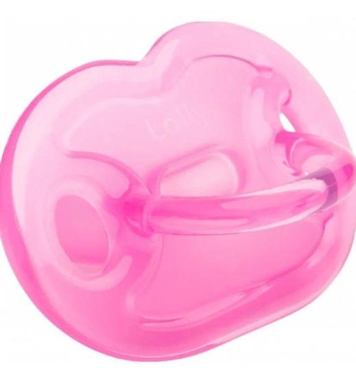 Imagem de Chupeta Silicone 0-6 M Tam 1 Rosa Lolly 6014-01-F