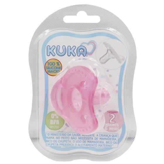 Imagem de Chupeta Silicone Soft Comfort Nº2 Rosa Kuka (2908)