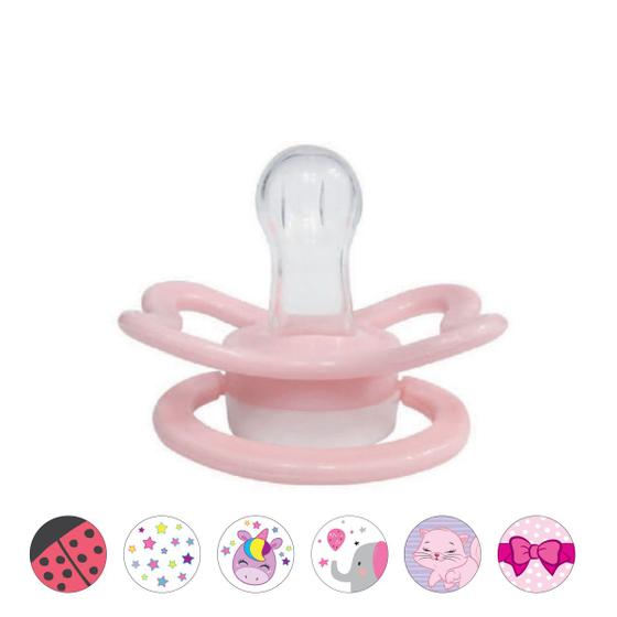 Imagem de Chupeta Soft Bico 100% Silicone Bebê Qualidade Menino Menina