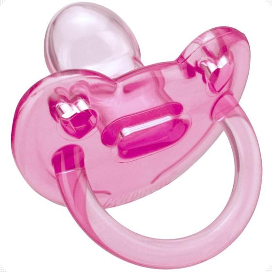 Imagem de Chupeta Soft KUKA Silicone Rosa Tamanho 2 6 à 18 Meses