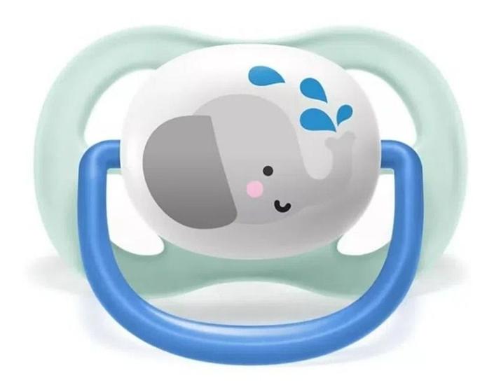 Imagem de Chupeta Ultra Air Animais Elefante 0-6 meses - Philips Avent