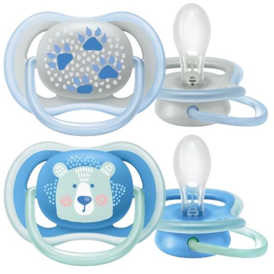 Imagem de Chupeta ultra air dupla pata/urso 6-18m - philips avent