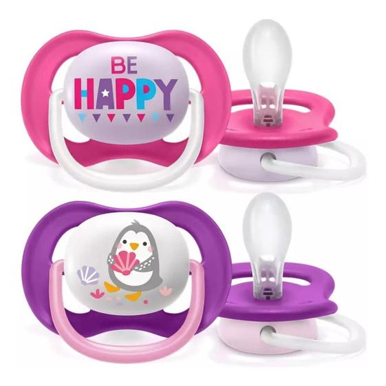 Imagem de Chupeta Ultra Air Happy c2 Pinguim/Be Happy 6-18 meses Avent