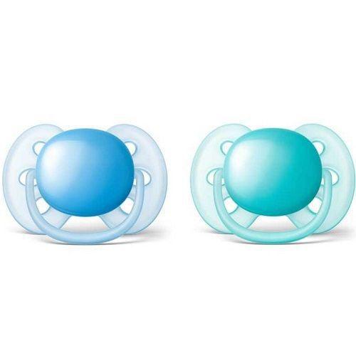 Imagem de Chupeta ULTRA SOFT Lisa 0-06 Meses Menino Philips AVENT SCF212/20