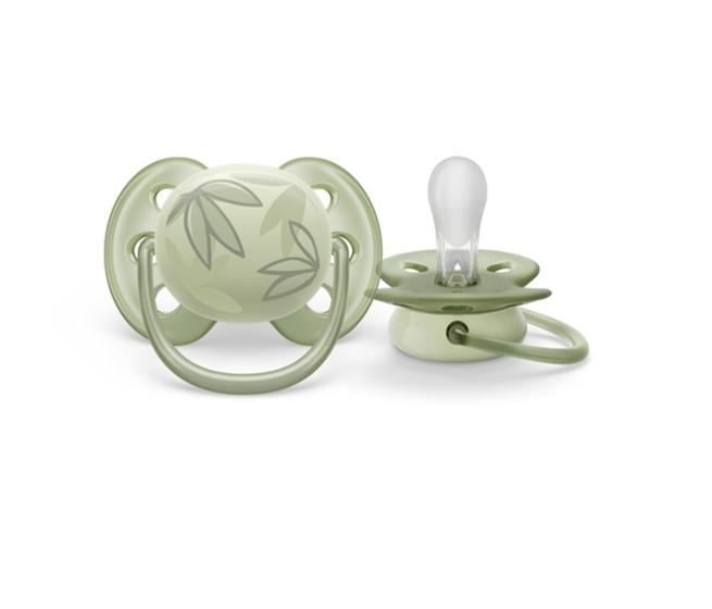 Imagem de Chupeta Ultra Soft Verde - Folhas 0-6 meses - Philips Avent