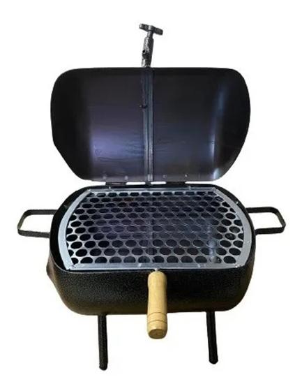 Churrasqueira Bafo A Carvão Portátil Com Grelha para Casa, Camping ou Pesca Menor preço em Churrasqueira Bafo A Carvão Portátil Com Grelha para Casa, Camping ou Pesca