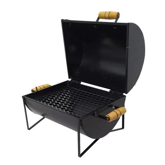 Imagem de Churrasqueira Bafo Grill Portátil c/Grelha 33X26X65CM Dragão