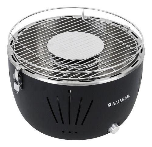 Imagem de Churrasqueira Carvao Table Grill Portatil Naterial Preta