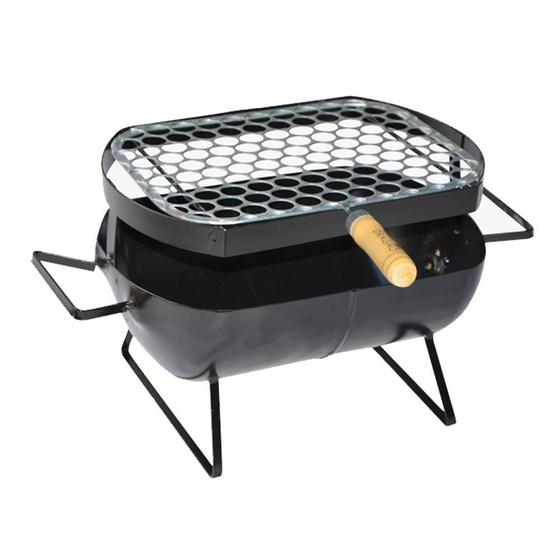 Churrasqueira Compacta Mini Gril Com Grelha 32X22X25Cm - Dragão ...