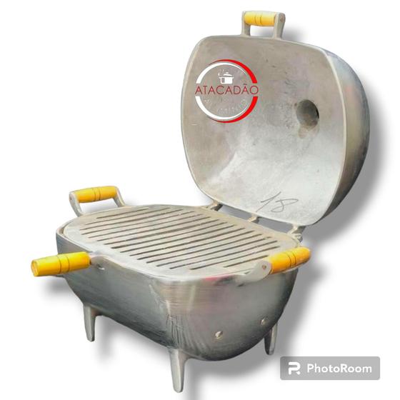 Churrasqueira de alumínio MÉDIA pequena a bafo/ ENVIO IMEDIATO + DIRETO DA FÁBRICA Menor preço em Churrasqueira de alumínio MÉDIA pequena a bafo/ ENVIO IMEDIATO + DIRETO DA FÁBRICA