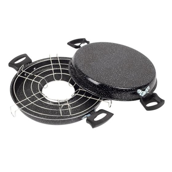 Imagem de Churrasqueira de Fogão Grill Antiaderente Alumínio Nacional