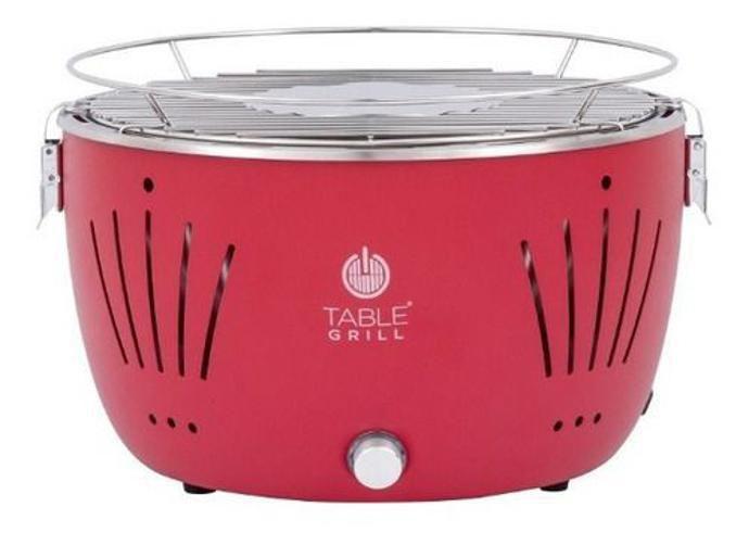 Churrasqueira De Mesa Carvão Churrasco Table Grill Vermelha Churrasqueira a Carvão Magazine