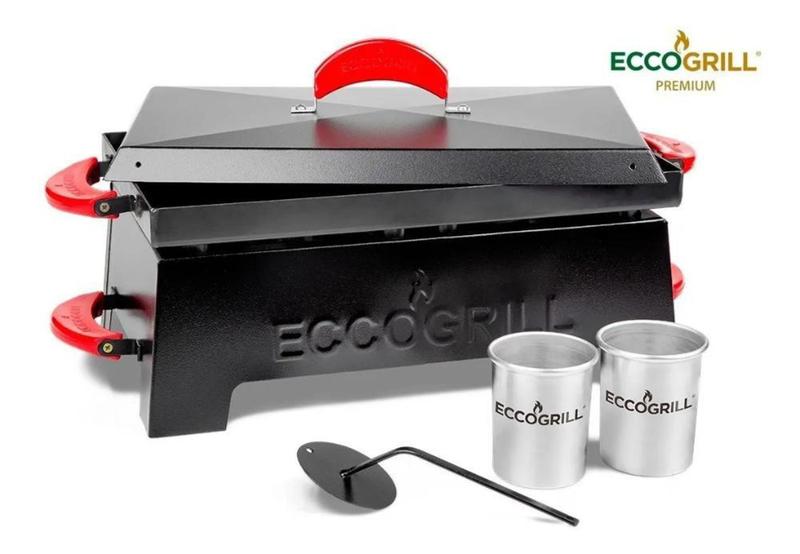 Churrasqueira Eccogrill Premium Completa A Álcool Original - Ecco Grill ...