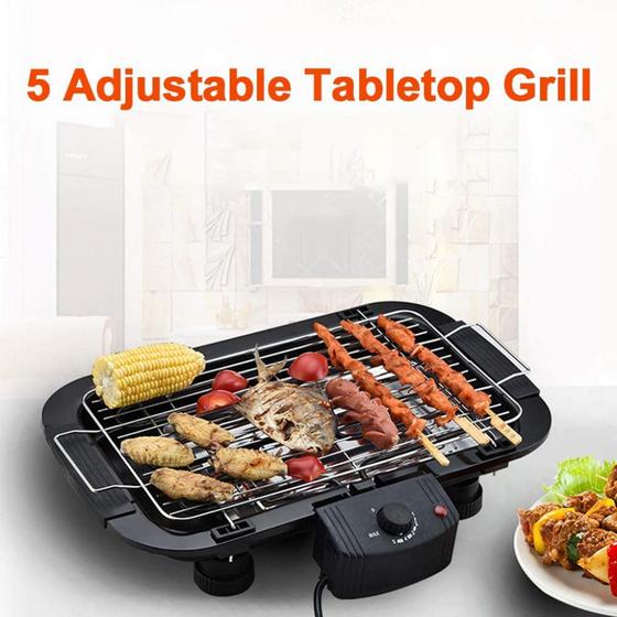 Churrasqueira Elétrica 110v 1500w Sem fumaça Grelhador de Mesa Portátil Churrasco Cozinha 5 Nivel Menor preço em Churrasqueira Elétrica 110v 1500w Sem fumaça Grelhador de Mesa Portátil Churrasco Cozinha 5 Nivel