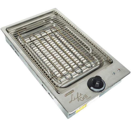 Imagem de Churrasqueira Elétrica Cooktop Embutir 2000W Inox 110V 127V Cotherm 1941 Life Grill Classic