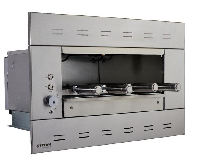 Churrasqueira Elétrica de Embutir 4 Espetos Titan Painel Ventilado Suprema Menor preço em Churrasqueira Elétrica de Embutir 4 Espetos Titan Painel Ventilado Suprema