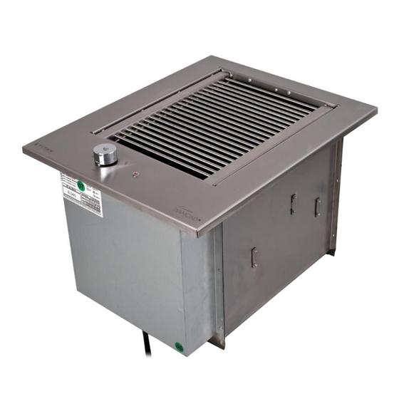 Imagem de Churrasqueira Elétrica de Embutir Titan Grill Diamond Premium sem Tampa 220V