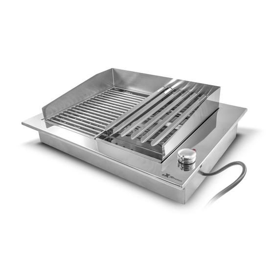 Churrasqueira Eletrica Inox 304 Parrilla/Argentina 60x47 220v Jx Metais Menor preço em Churrasqueira Eletrica Inox 304 Parrilla/Argentina 60x47 220v Jx Metais