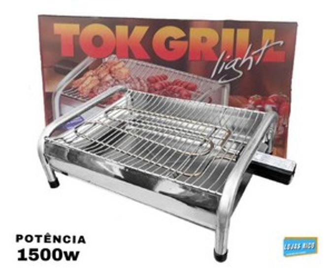 Churrasqueira Elétrica Tok Grill Light II 220v + Luva Térmica + Anel Ovo Menor preço em Churrasqueira Elétrica Tok Grill Light II 220v + Luva Térmica + Anel Ovo
