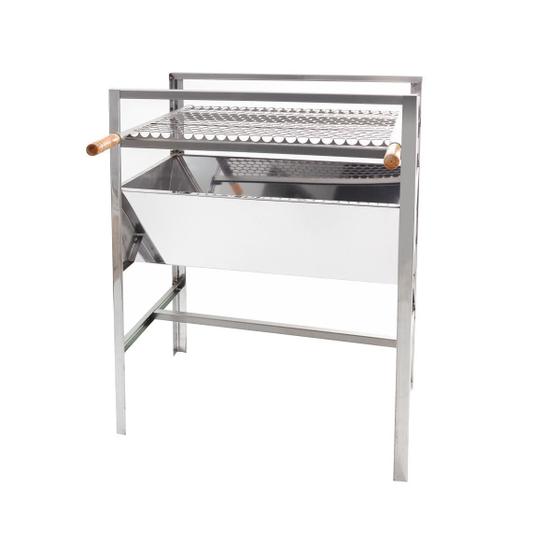 Imagem de Churrasqueira Inox Portátil Fácil Manuseio I-50