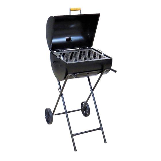 Imagem de Churrasqueira Master Grill Grelha Carrinho e Roda 95x38x30cm