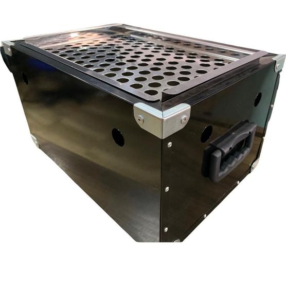 Imagem de Churrasqueira Portátil Barco Pesca Camping Lazer 43x23x30cm