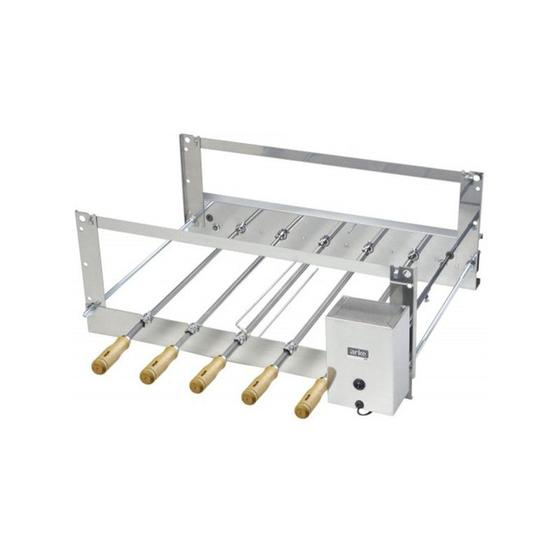 Imagem de Churrasqueira Rotativa 5 Espetos Simples Inox 430 127V/220V