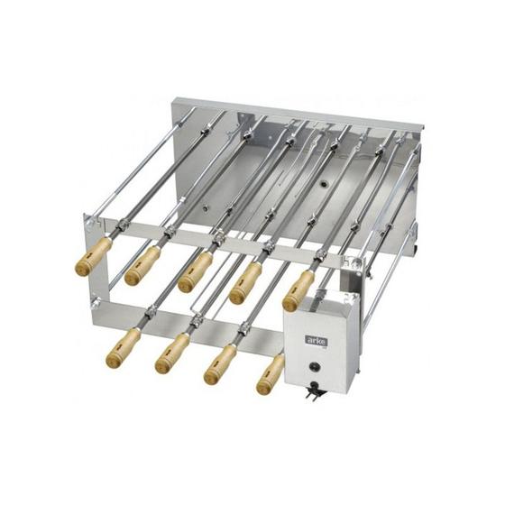 Imagem de Churrasqueira Rotativa 9 Espetos Dupla Inox 430 127V / 220V