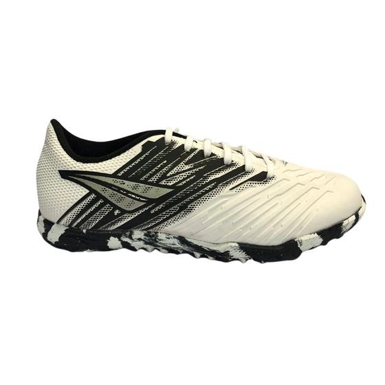 Imagem de Chuteira Futebol Society Penalty Furia Y-4 Branco + Preto