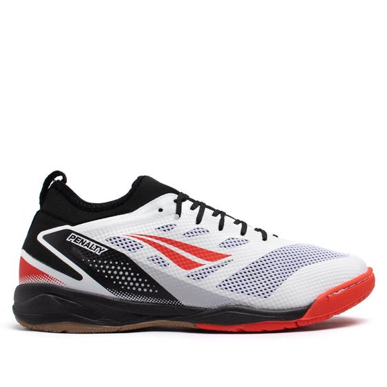 Imagem de Chuteira Futsal Penalty Max 500 Locker Y-3 Branco/vermelho