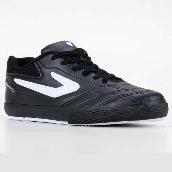 Imagem de Chuteira Futsal Topper Dominator 3 Lt Masculina - Preto e Branco