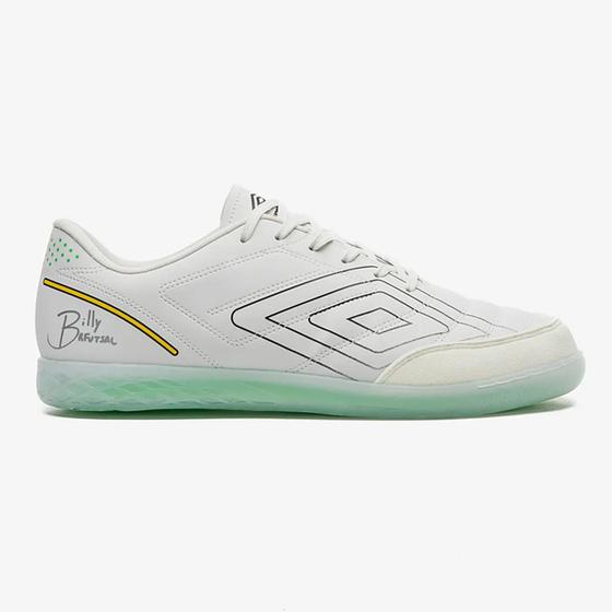 Chuteira Futsal Umbro BR Futsal Unissex - Branco Menor preço em Chuteira Futsal Umbro BR Futsal Unissex - Branco