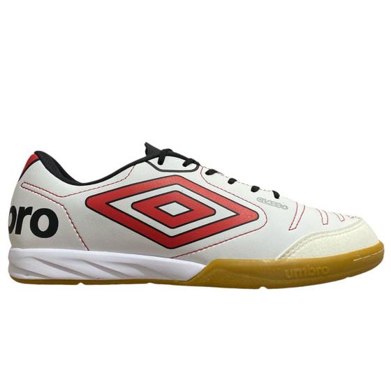 Imagem de Chuteira Futsal Umbro Class+ Unissex Branco