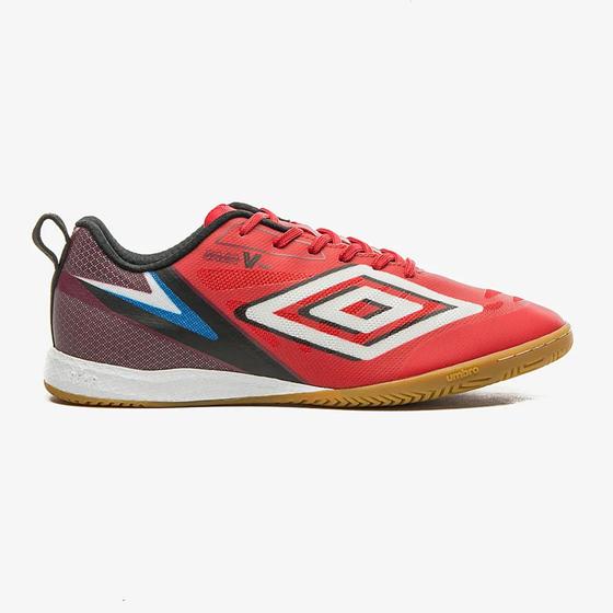 Imagem de Chuteira Futsal Umbro Sala V Bump Pro Unissex - Preto+Vermelho