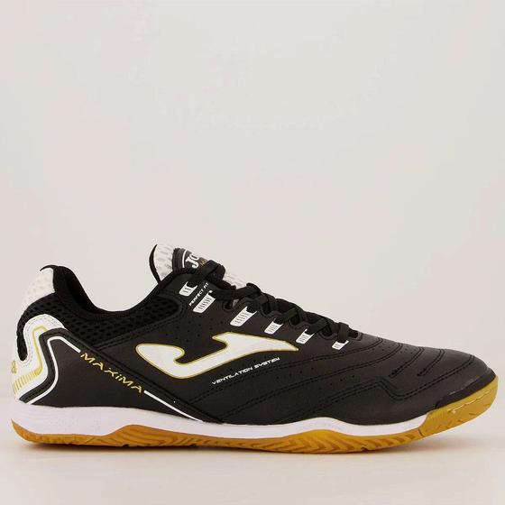 Imagem de Chuteira joma futsal maxima preto/branco