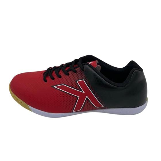 Imagem de Chuteira Kelme Futsal Sin Giro FS 144 Vermelho e Preto