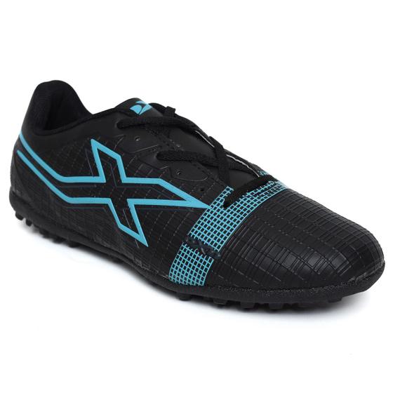 Imagem de Chuteira Society Oxn Velox 4 Masculina - Preto e Azul