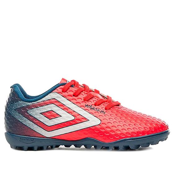 Imagem de Chuteira Society Umbro Warskin Vermelho/marinho