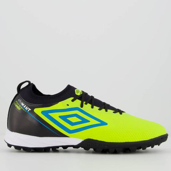 Imagem de Chuteira Umbro Adamant Top Speed Club Society Verde Fluorescente