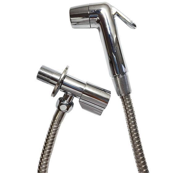 Imagem de Chuveirinho Plastico Abs e Metal Cromada Lavagem