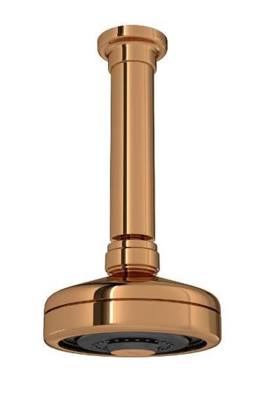 Imagem de Chuveiro com Tubo de Teto Acqua Plus Red Gold