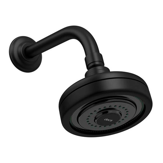 Imagem de Chuveiro Deca Acqua Plus com Tubo 1990 Black Matte