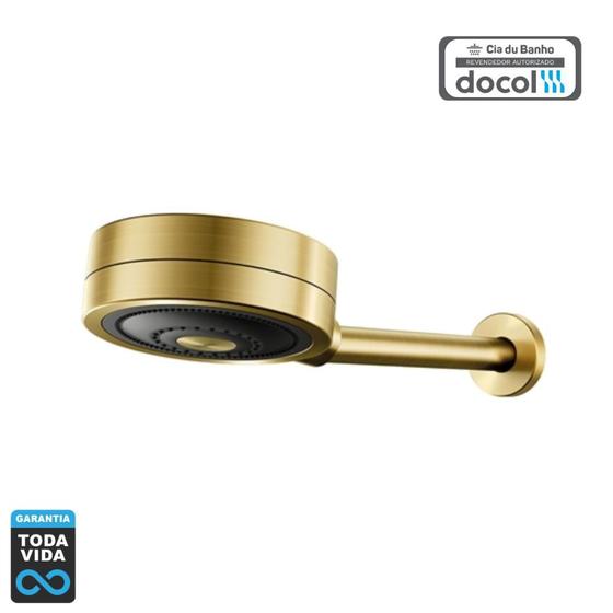 Imagem de Chuveiro Docol Technoshower Ouro Escovado Docol - 01204872