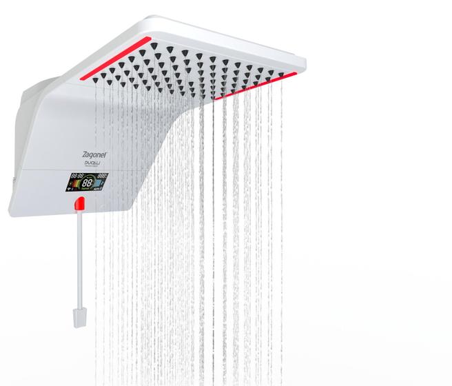 Chuveiro Ducali Premium Eletrônica 5500w 110v Branco Zagonel Menor preço em Chuveiro Ducali Premium Eletrônica 5500w 110v Branco Zagonel