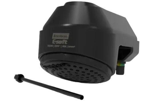 Chuveiro Ducha Eletrônica E-Soft Preto + Resistencia Extra Menor preço em Chuveiro Ducha Eletrônica E-Soft Preto + Resistencia Extra