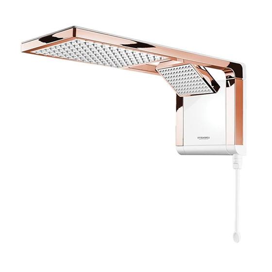 Imagem de Chuveiro E Ducha Acqua Duo Ultra Branco Rose Gold Lorenzetti