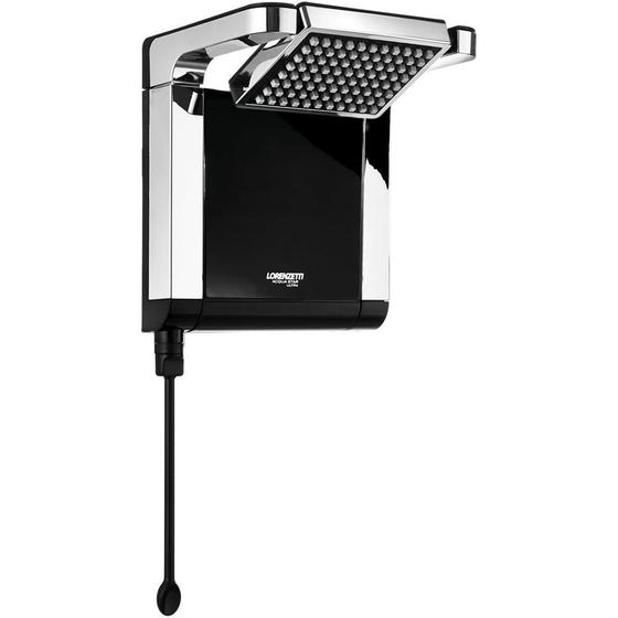 Chuveiro Elétrico 6800w 220v Acqua Star Cromado E Preto Menor preço em Chuveiro Elétrico 6800w 220v Acqua Star Cromado E Preto