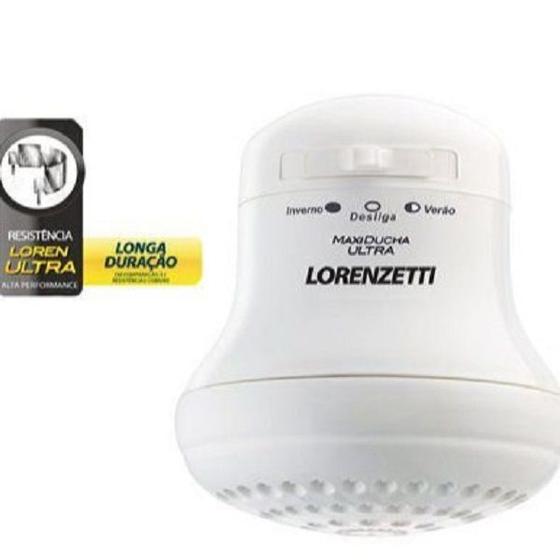 Chuveiro elétrico de parede Lorenzetti Maxi Ducha Ultra branco 4600W 220V Menor preço em Chuveiro elétrico de parede Lorenzetti Maxi Ducha Ultra branco 4600W 220V